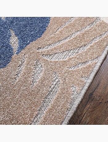 Tapis extérieur tissé kilim rectangle CHIMEKI