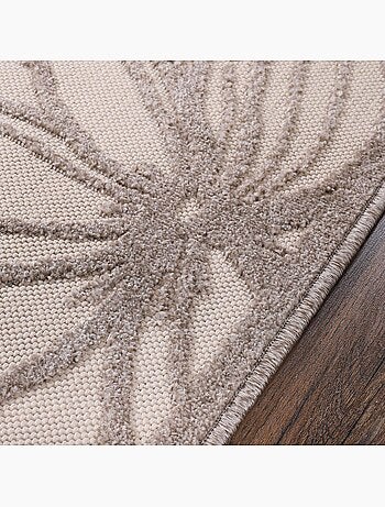 Tapis extérieur tissé kilim rectangle CHIMEKO