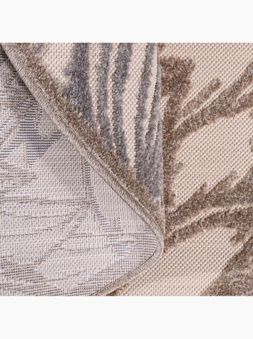 Tapis rond d'extérieur tissé kilim CHIMEKO - Kiabi