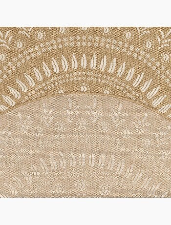 Tapis rond d'extérieur tissé kilim JUTE ART 6