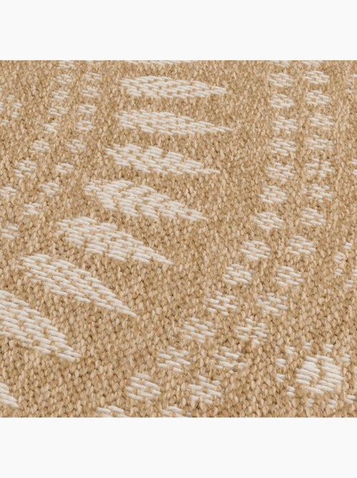 Tapis rond d'extérieur tissé kilim JUTE ART 6 - Kiabi