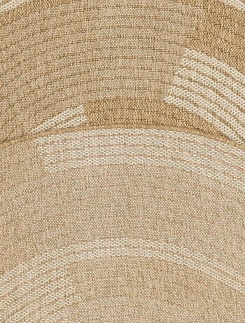 Tapis extérieur tissé kilim rectangle jute art 7