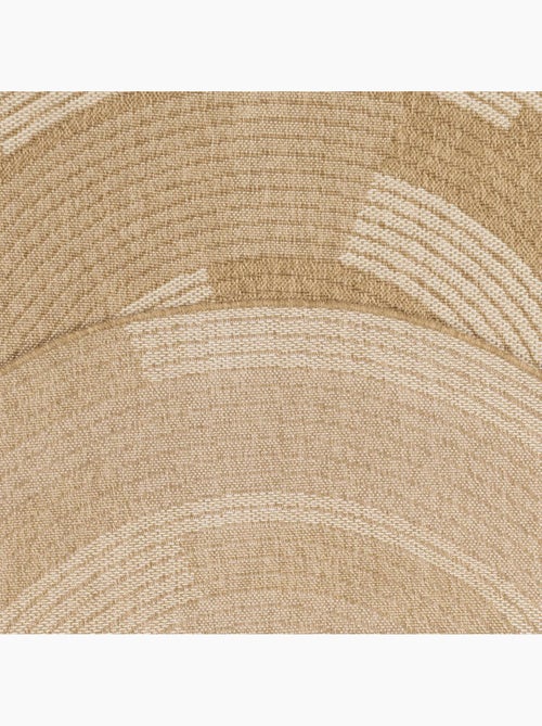 Tapis rond d'extérieur tissé kilim jute art 7 - Kiabi Tapis rond d'extérieur tissé kilim jute art 7 - Kiabi