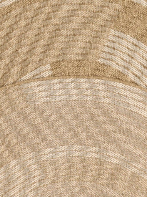 Tapis rond d'extérieur tissé kilim jute art 7 - Kiabi Tapis rond d'extérieur tissé kilim jute art 7 - Kiabi