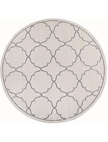 Tapis extérieur tissé kilim rectangle kuma