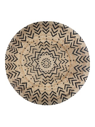 Tapis rond en jute 120 cm Living motifs