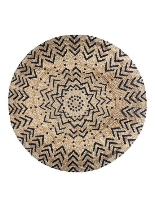 Tapis rond en jute 120 cm Living motifs - Kiabi