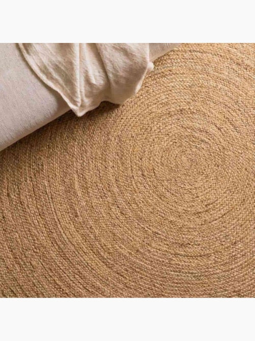 Tapis rond en jute 120cm - Kiabi
