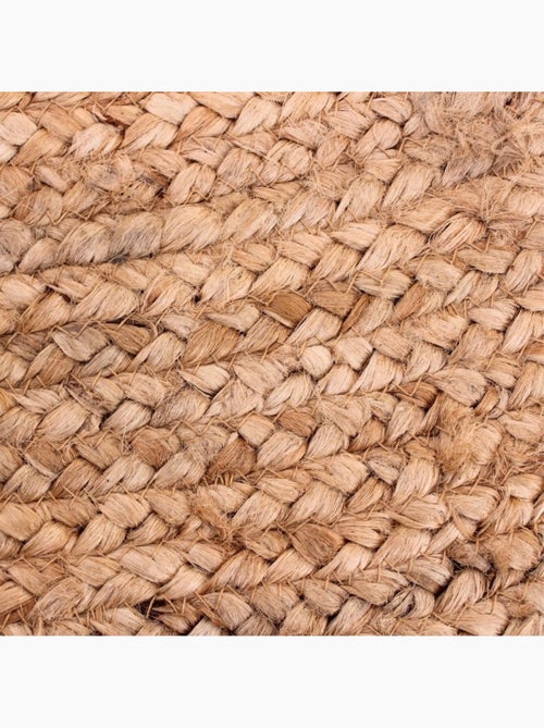 Tapis rond en jute 120cm - Kiabi
