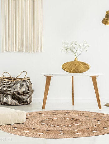 Tapis rond en jute collection NÎMES