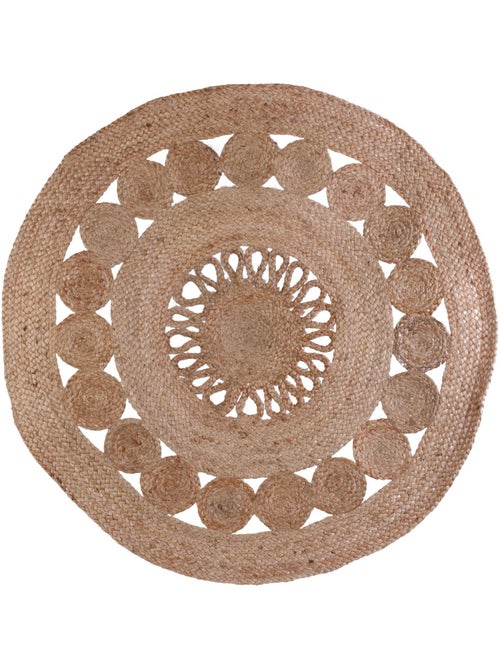 Tapis rond en jute collection NÎMES - Kiabi