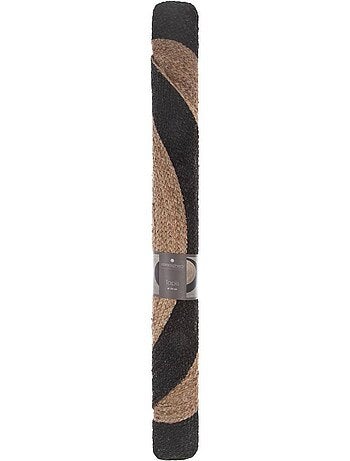 Tapis rond en jute et coton kahi