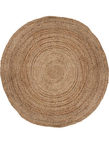 Tapis rond en jute natura