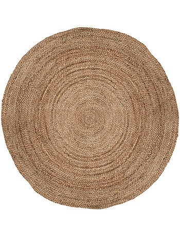 Tapis rond en jute natura