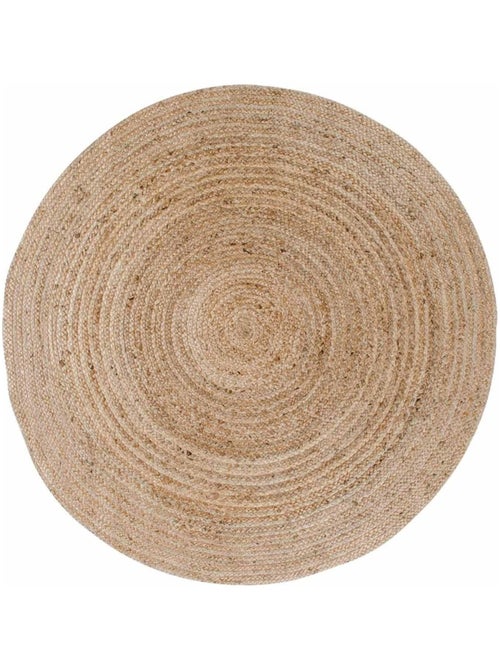 Tapis rond en jute naturel Ø 180 cm - House Nordic - Kiabi
