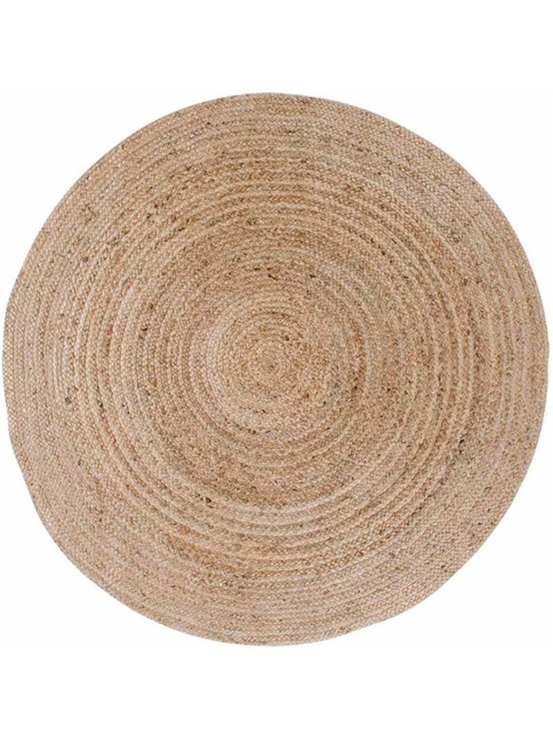 Tapis rond en jute naturel Ø 90 cm - House Nordic Marron - Kiabi