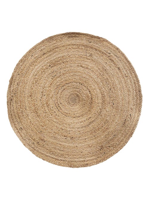 Tapis rond en jute tressé - Kiabi