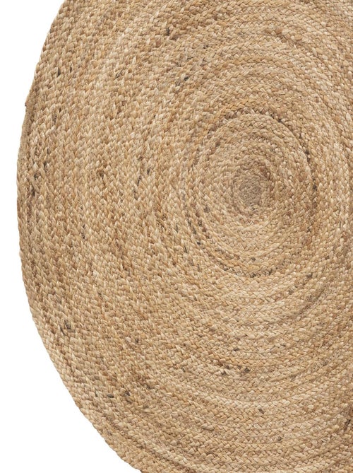 Tapis rond en jute tressé - Kiabi Tapis rond en jute tressé - Kiabi