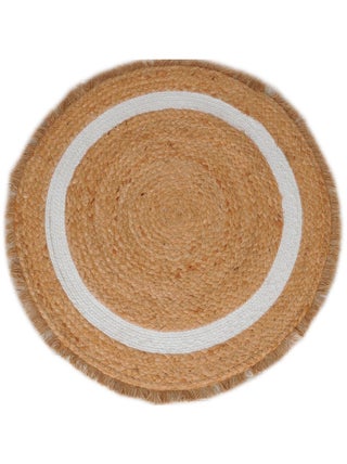 Tapis rond en jute tressé, Dylrev