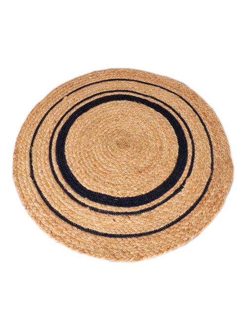 Tapis Rond en Jute tressé naturel, Dylrev - Kiabi