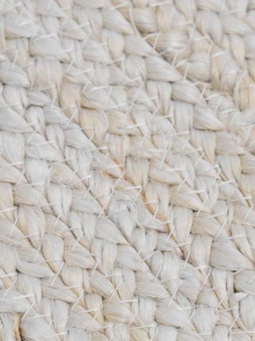 Tapis rond fait à la main en jute motif uni ESPRIT - Kiabi