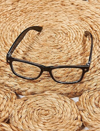 Tapis rond fait main en jute motif rond WOOD