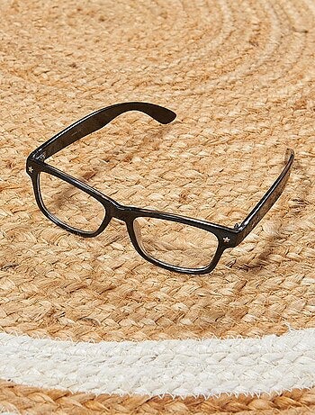 Tapis rond fait main en jute motif uni SUNNY L