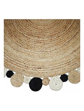 Tapis rond JT RONDI , tapis jute artisanal
