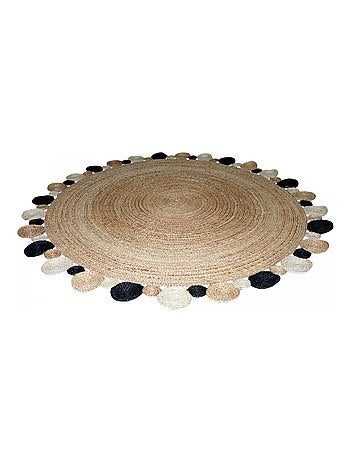 Tapis rond JT RONDI , tapis jute artisanal