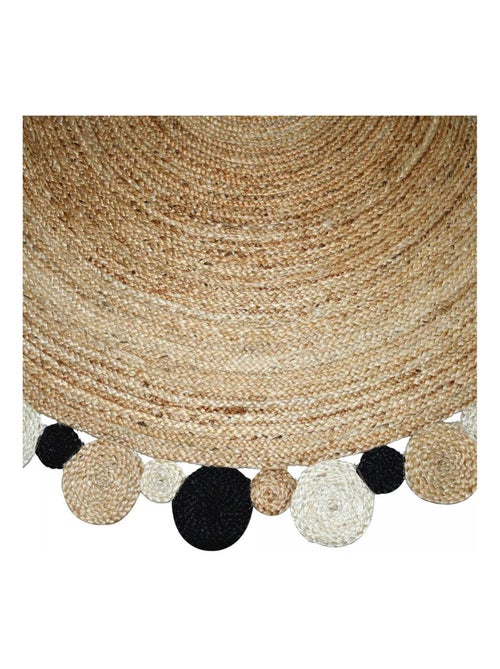 Tapis rond JT RONDI , tapis jute artisanal - Kiabi