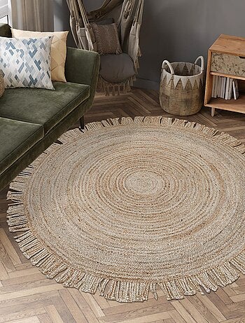 Tapis rond JT SATCH , tapis jute artisanal