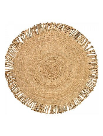 Tapis rond JT SATCH , tapis jute artisanal