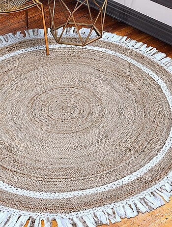 Tapis rond JT SATCH , tapis jute artisanal