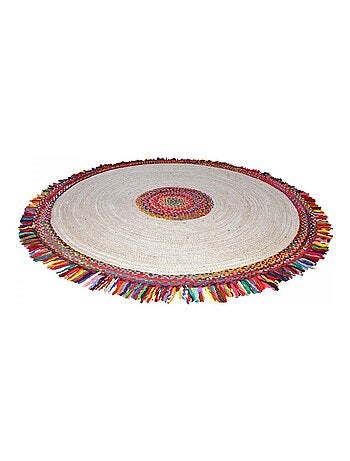 Tapis rond JT SATCH , tapis jute artisanal
