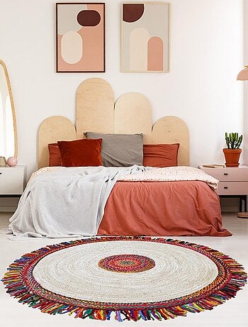Tapis rond JT SATCH , tapis jute artisanal