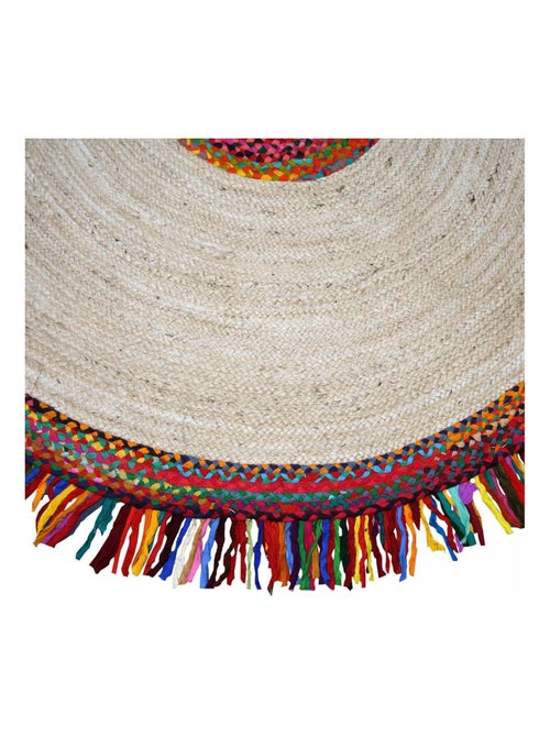 Tapis rond JT SATCH , tapis jute artisanal - Kiabi
