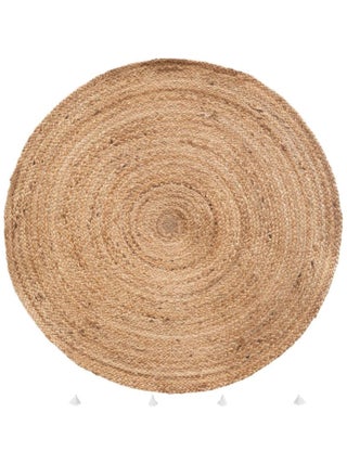 Tapis rond jute 80 cm marron