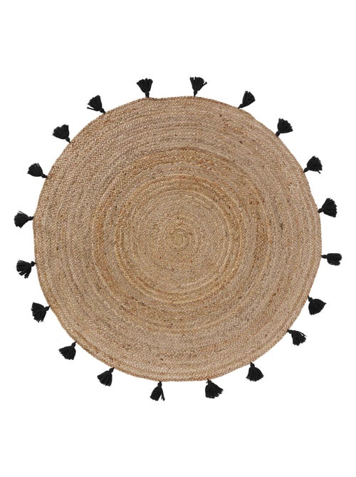 Tapis rond jute Shira - Kiabi