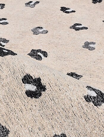 Tapis rond LEOP , tapis en coton