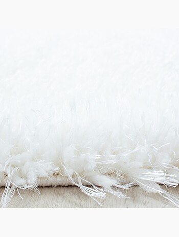 Tapis longs poils shaggy tissé motif uni UNI A