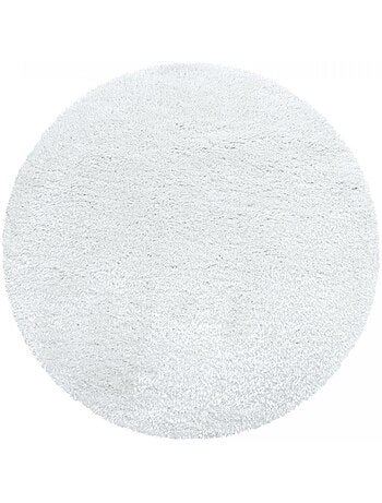 Tapis longs poils shaggy tissé motif uni UNI A