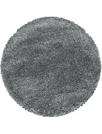 Tapis longs poils shaggy tissé motif uni UNI B