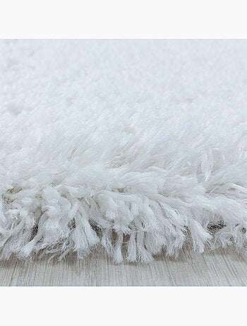 Tapis longs poils shaggy tissé motif uni UNI B