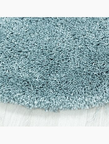 Tapis longs poils shaggy tissé motif uni UNI B