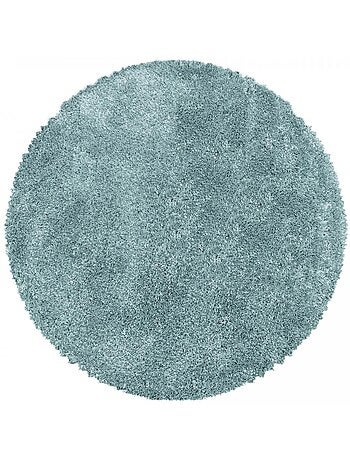 Tapis longs poils shaggy tissé motif uni UNI B