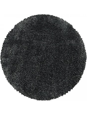 Tapis longs poils shaggy tissé motif uni UNI B