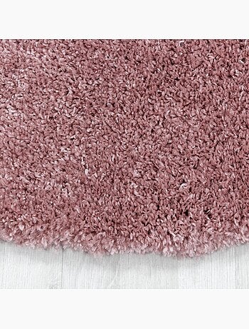 Tapis longs poils shaggy tissé motif uni UNI B