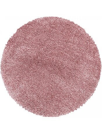 Tapis longs poils shaggy tissé motif uni UNI B