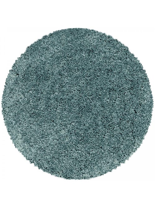 Tapis rond poils longs shaggy tissé motif uni UNI I - Kiabi Tapis rond poils longs shaggy tissé motif uni UNI I - Kiabi