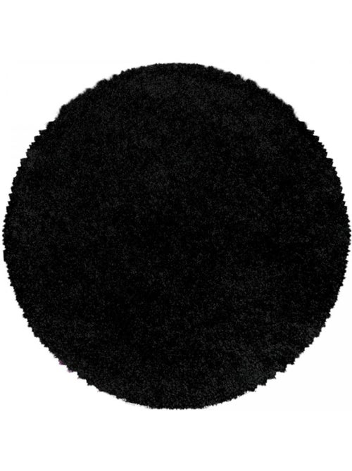 Tapis rond poils longs shaggy tissé motif uni UNI I - Kiabi Tapis rond poils longs shaggy tissé motif uni UNI I - Kiabi